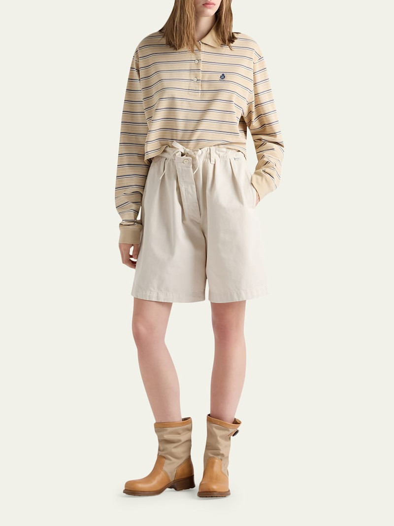 Prada Old Gabardine Cotton Bermuda Shorts outlook