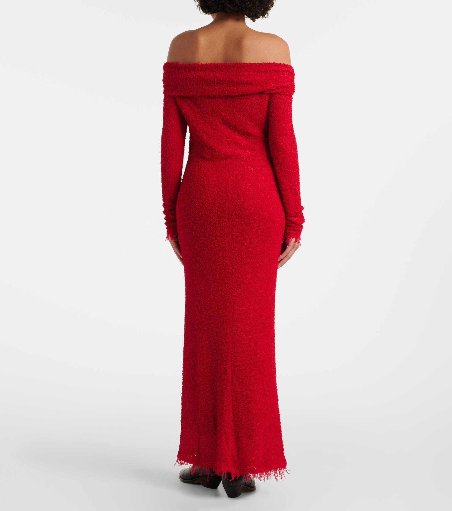 Ormany jersey bouclé maxi dress - 3