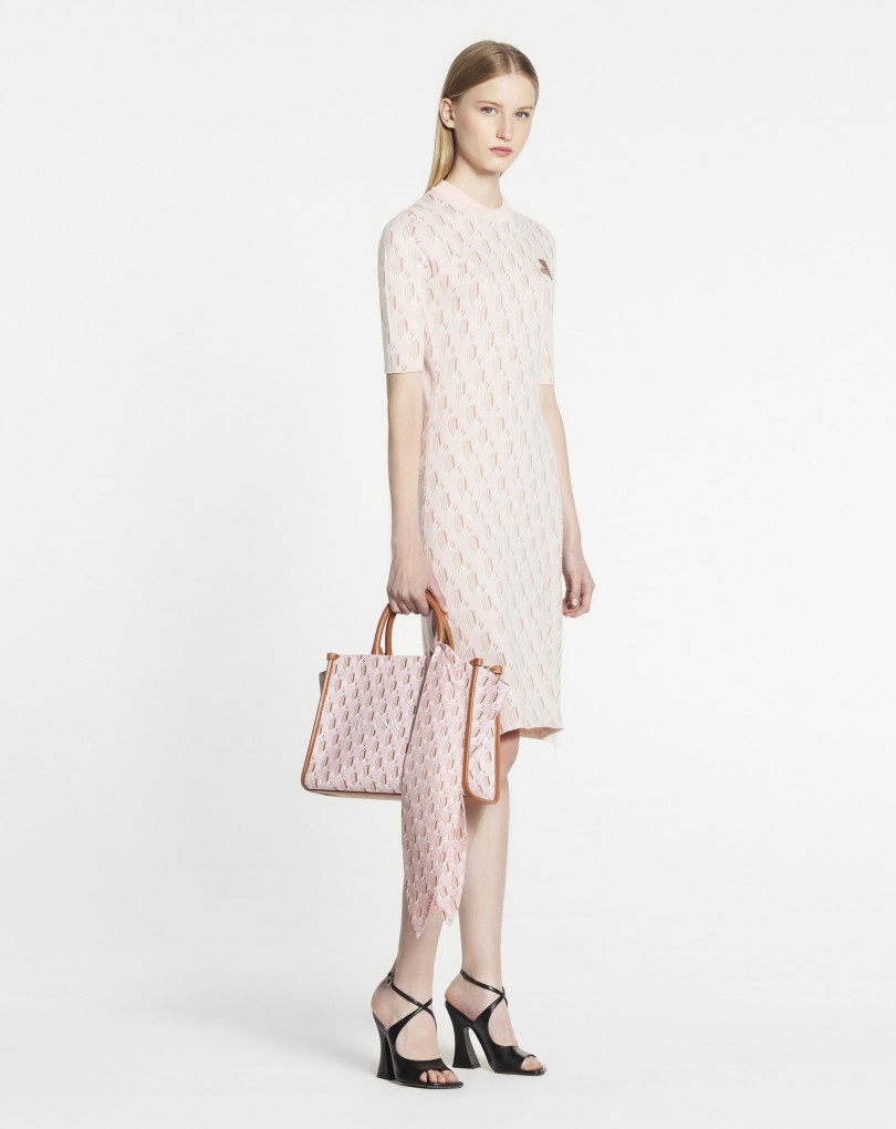 3D JL SHORT-SLEEVED KNIT DRESS - 2
