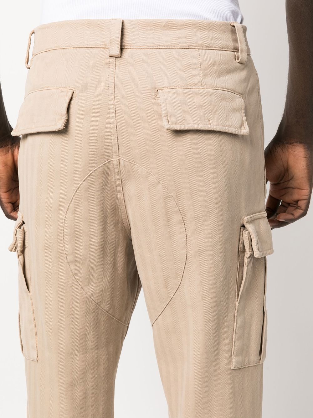 straight-leg cargo chinos - 5