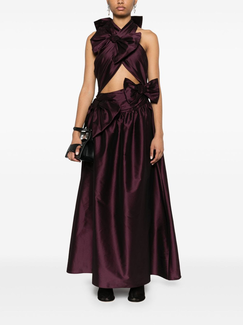 VIKTOR & ROLF drape bow maxi dress outlook