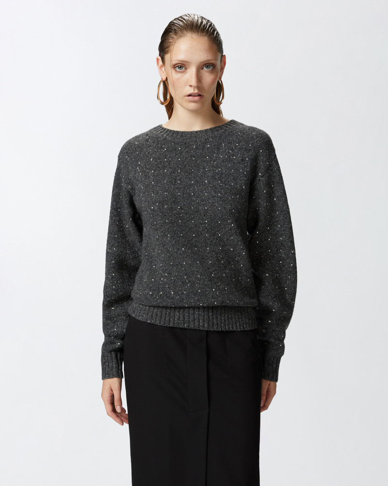 PINKO ALPACA-BLEND SWEATER WITH RHINESTONES outlook