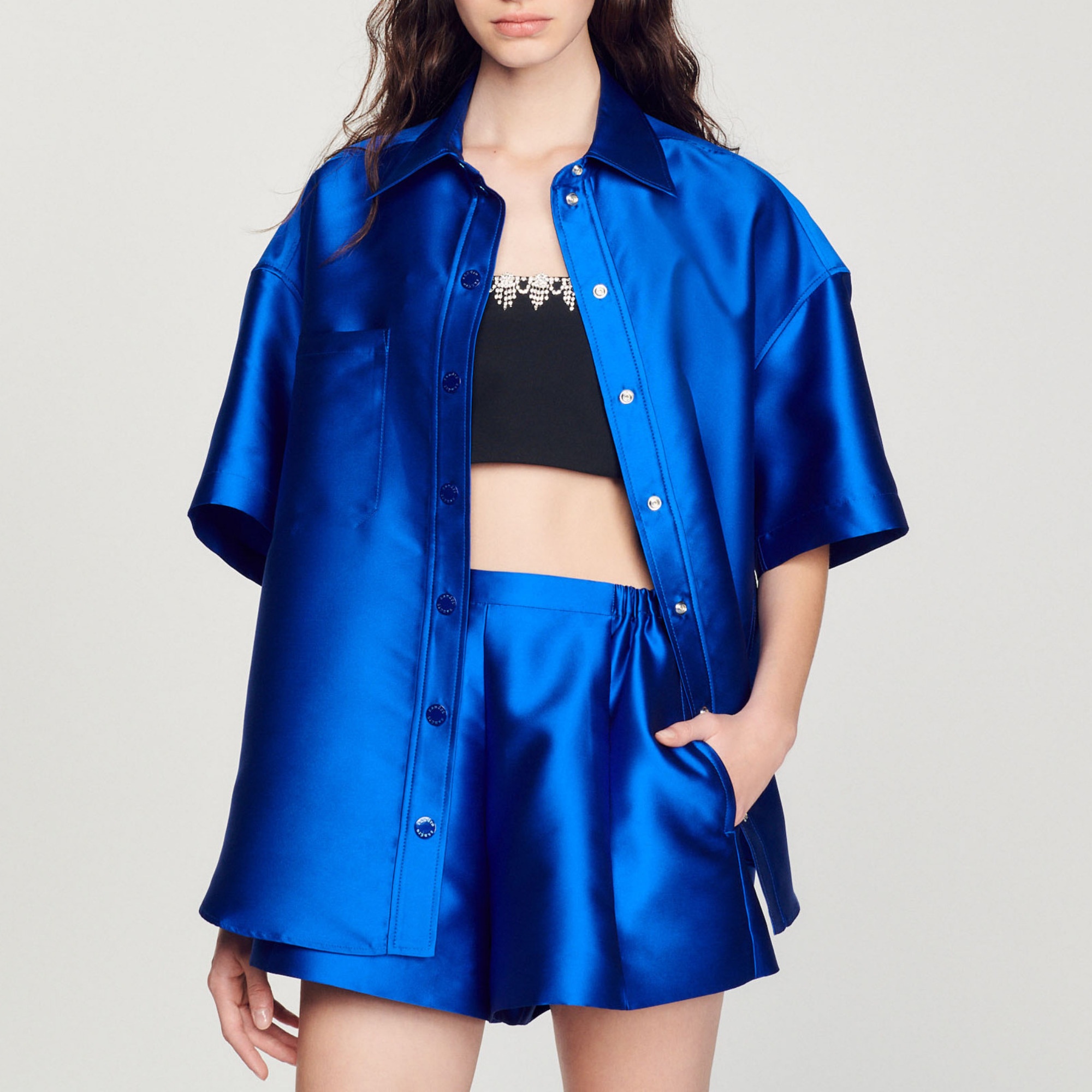 Satin shorts - 5