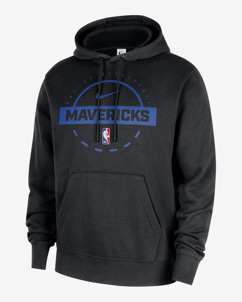 Dallas Mavericks Club Men's Nike NBA Practice Pullover Hoodie 1