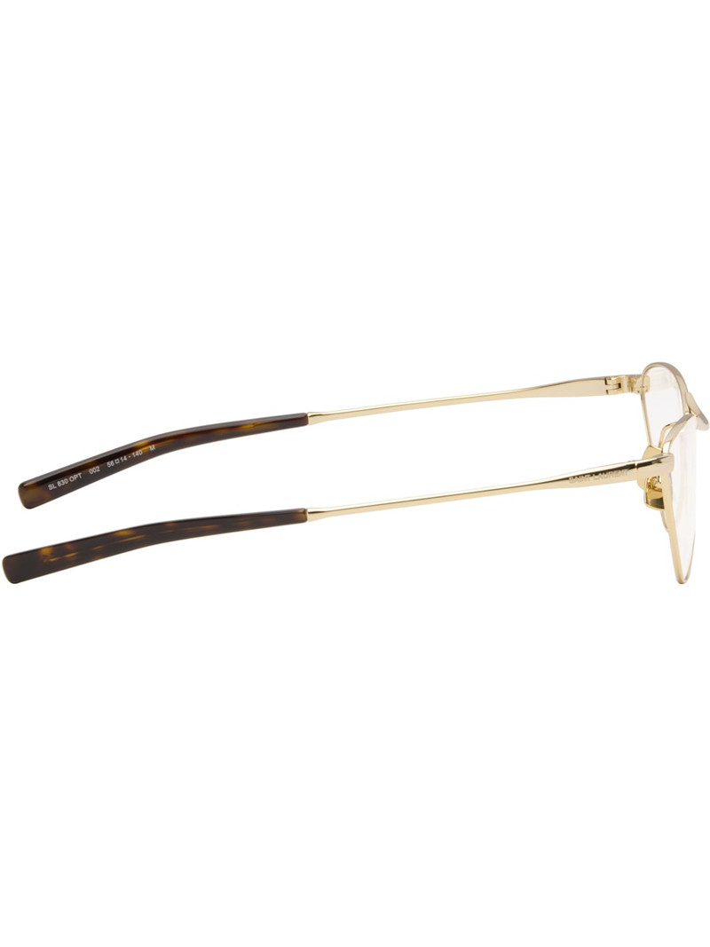 SAINT LAURENT Gold SL 830 Glasses outlook