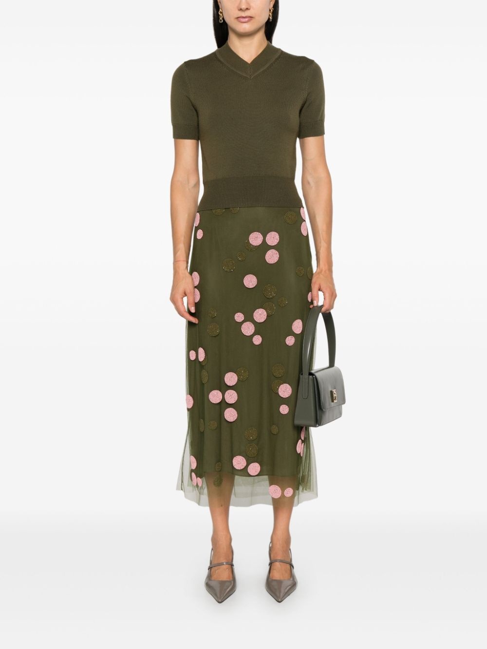 polka-dot tulle skirt - 2