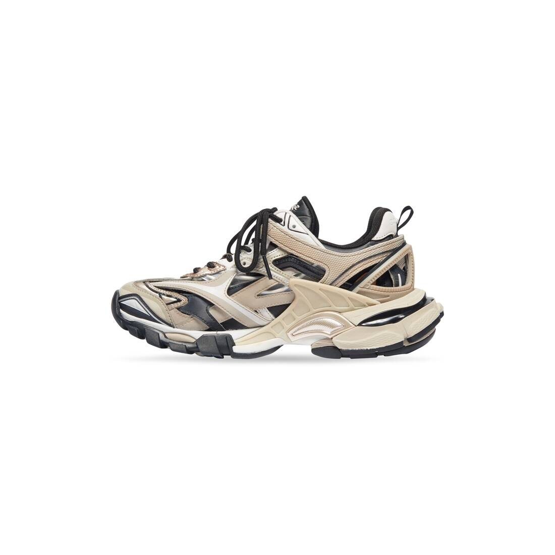Women's Track.2 Sneaker in Beige/black - 3