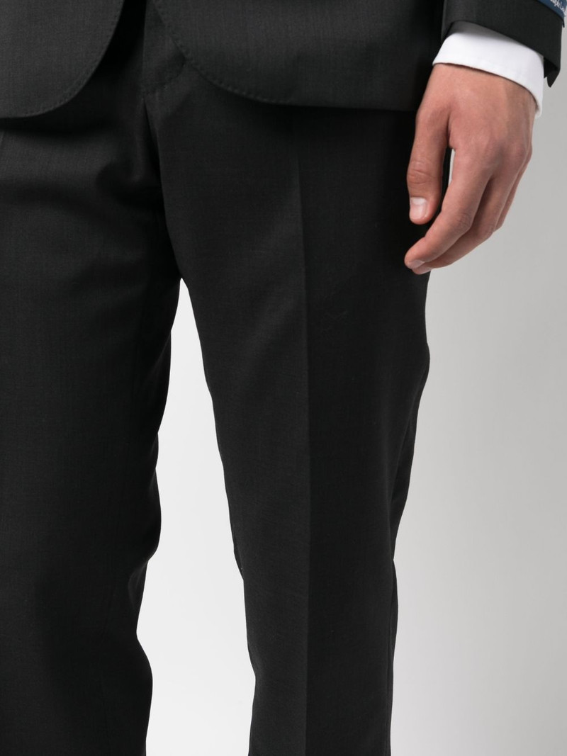 twill wool single-breasted suit 6