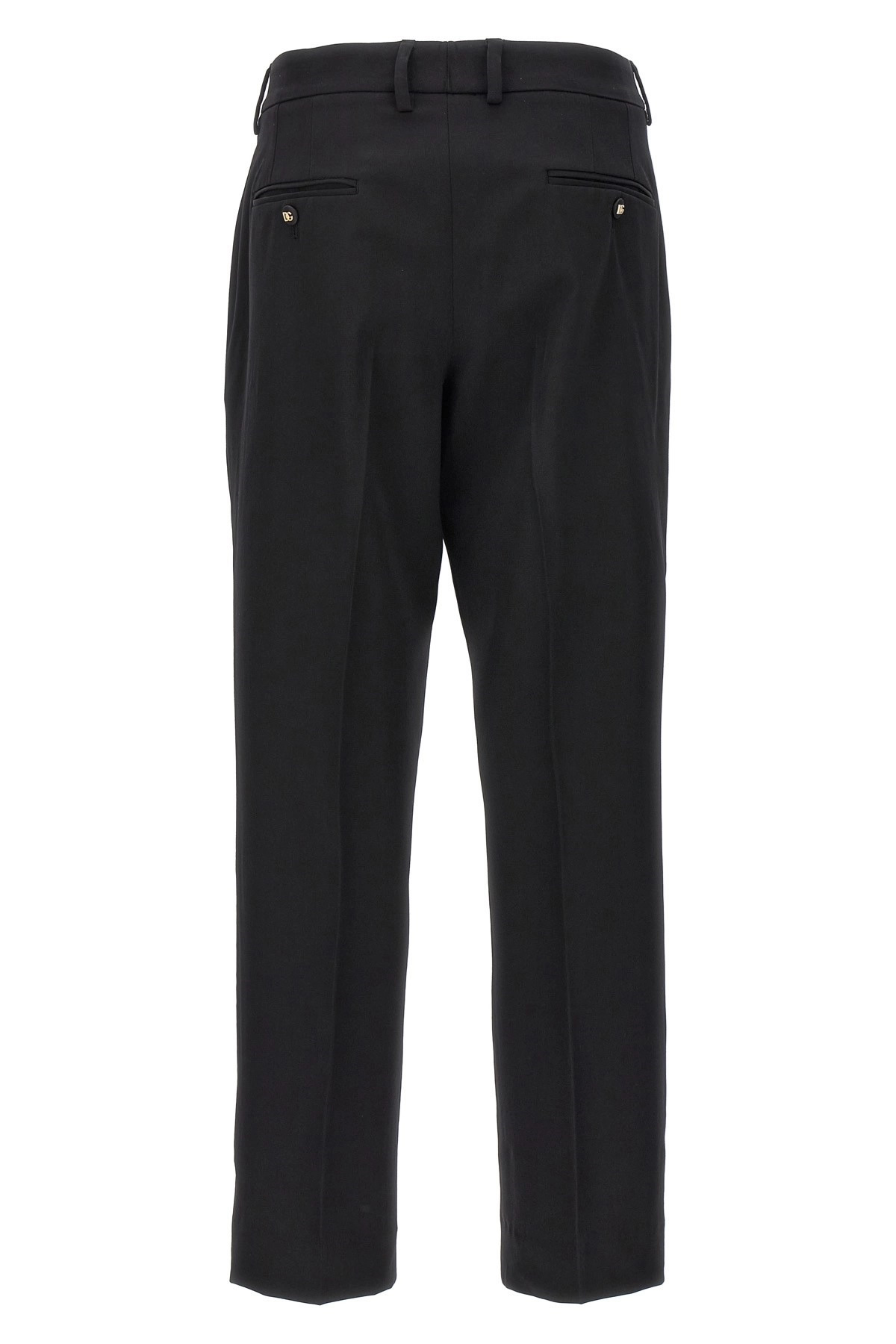 Wool canvas trousers - 3