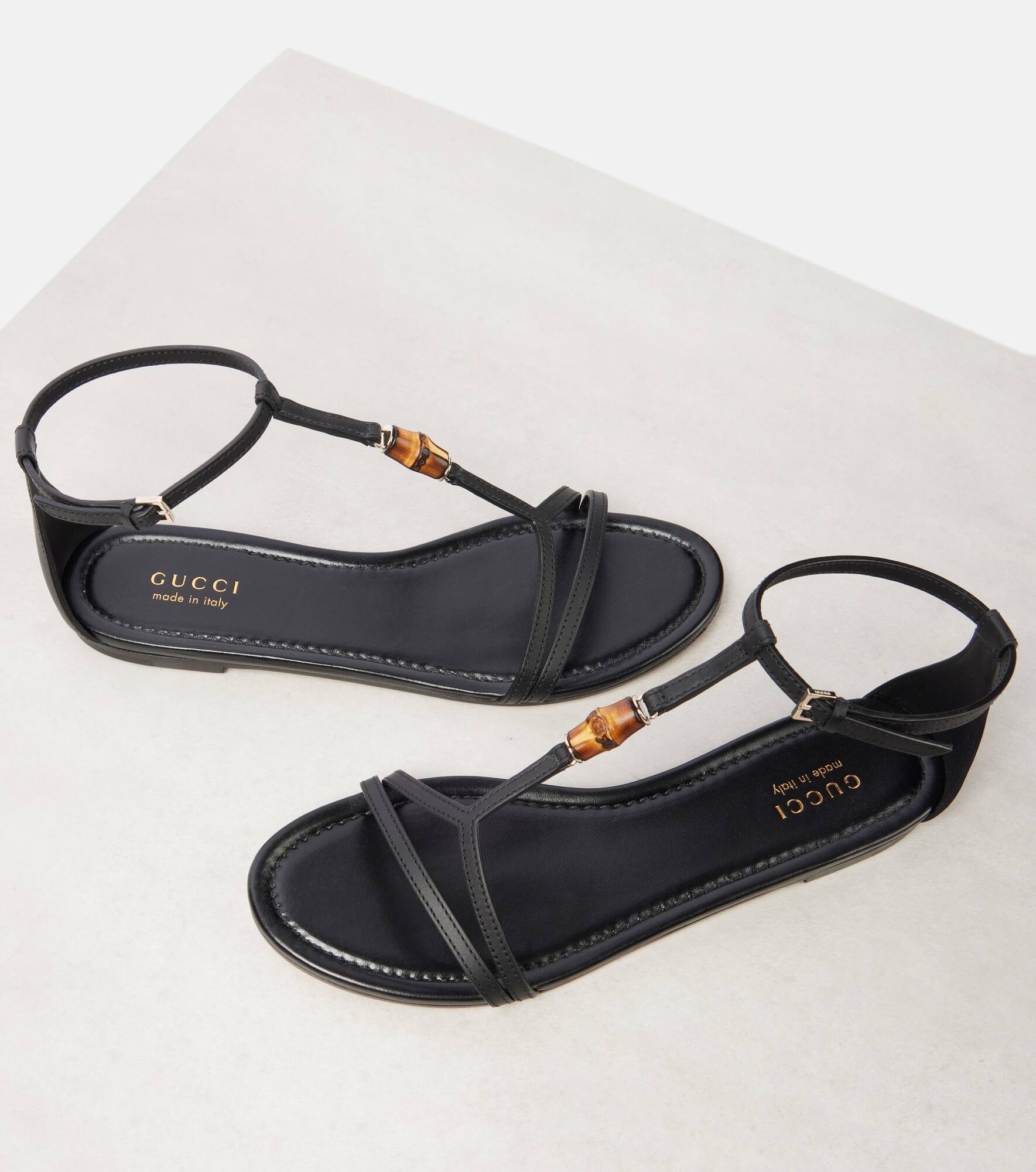 Bamboo leather sandals - 5