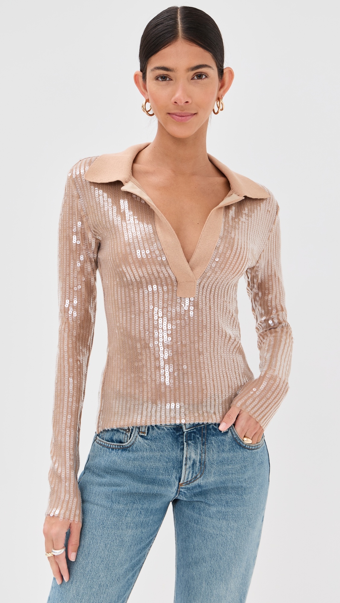 Sequin Mesh Top - 6