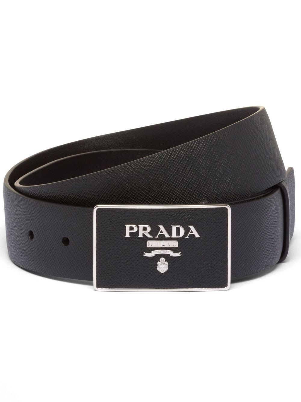Saffiano leather belt - 1