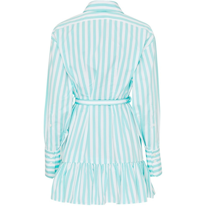 Ruffled mini shirt dress 3