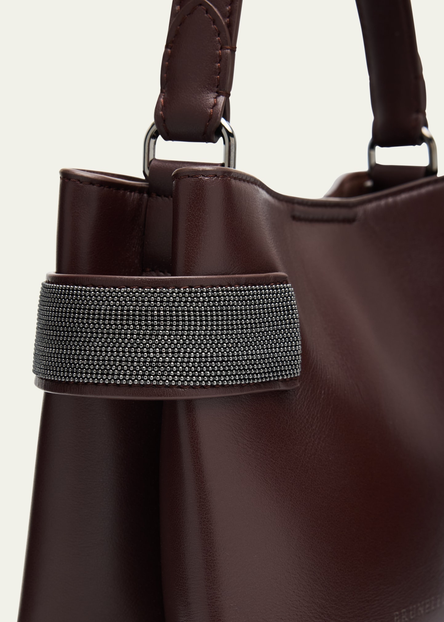 Essence Monili Leather Top-Handle Bag - 4