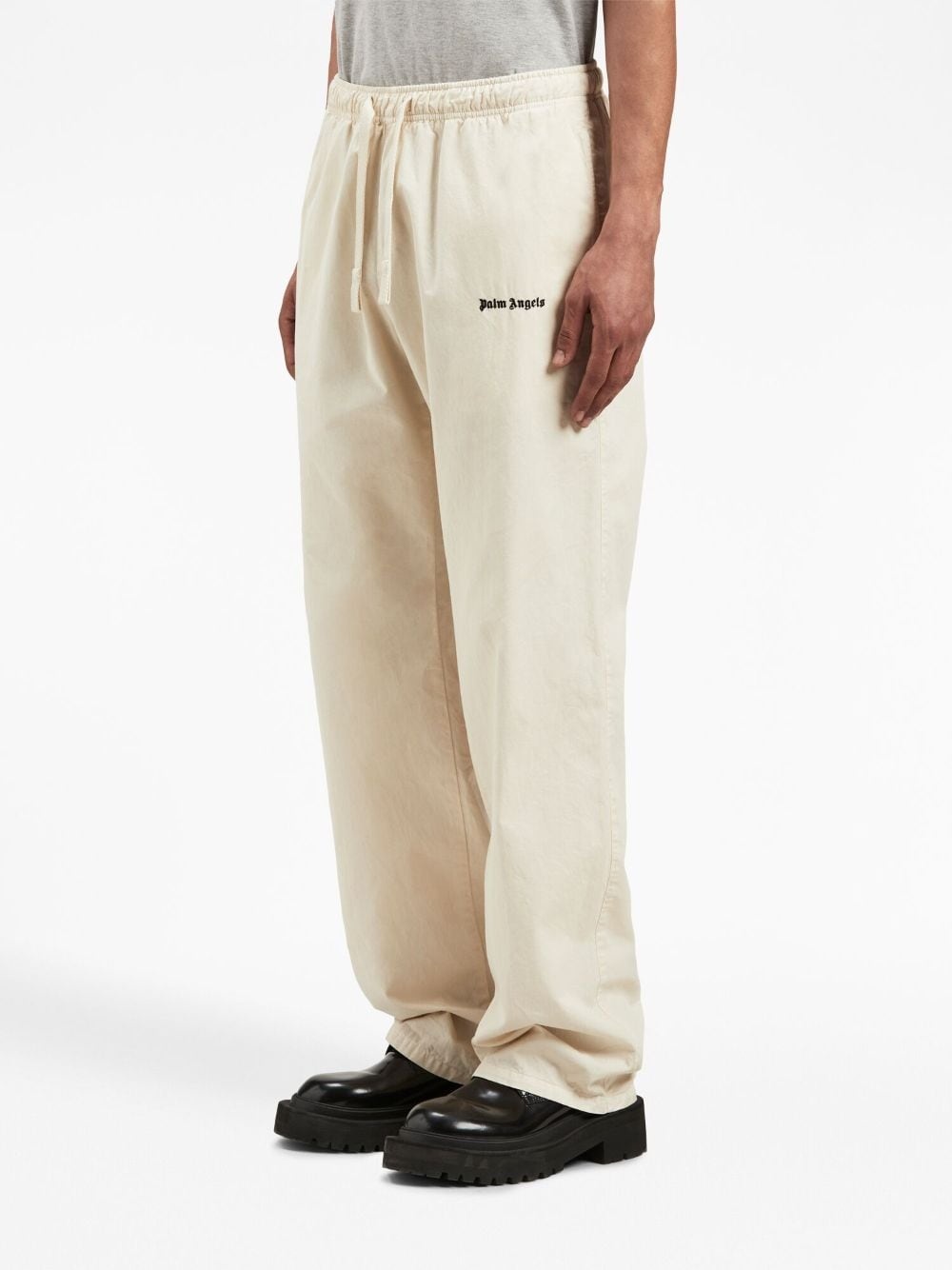 embroidered-logo track pants - 4