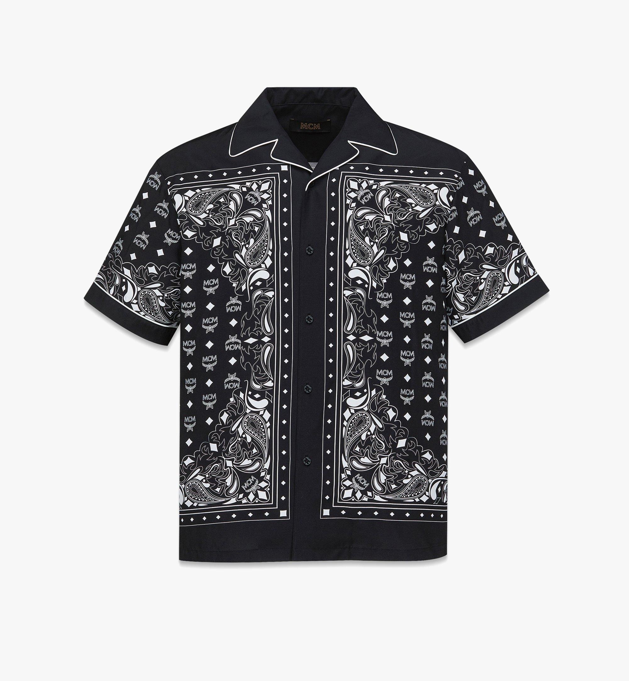 Bandana Monogram Print Shirt in ECOVERO™ - 1