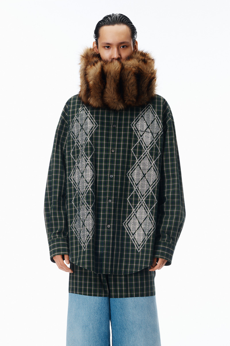 Argyle Hotfix Shirt Oversized 2