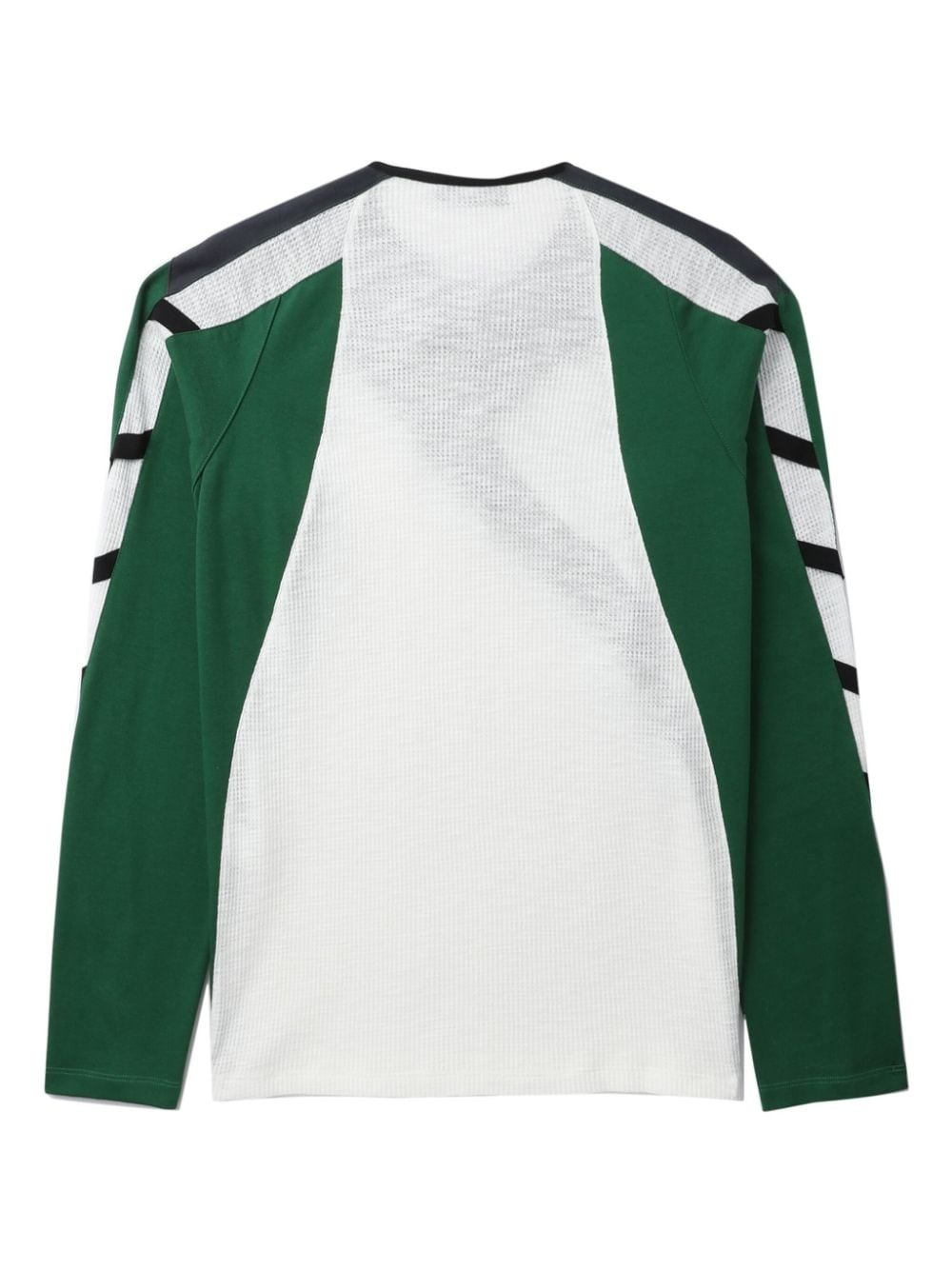 colour-block panelled cotton T-shirt - 6