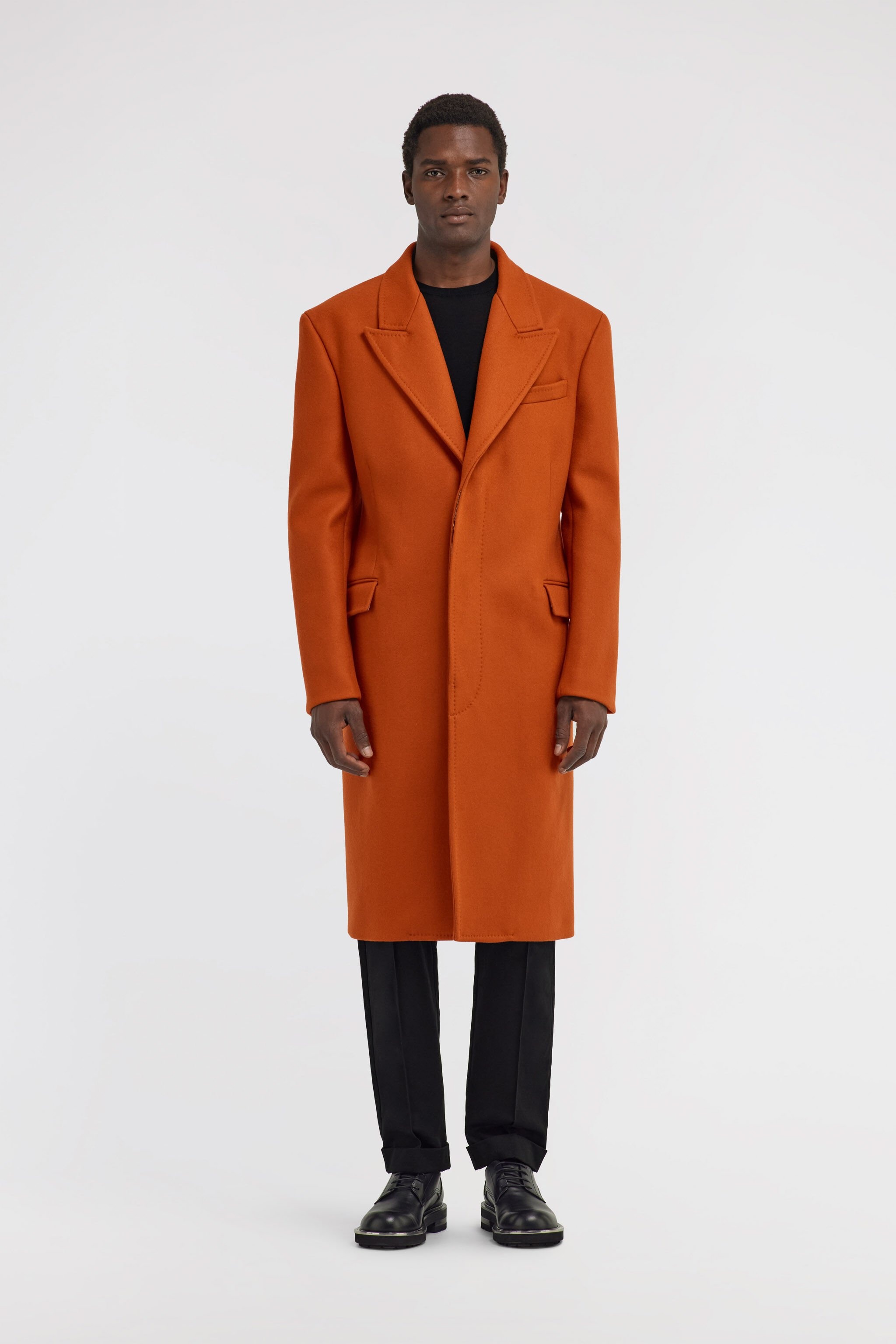 Coat with Broccato Lining - 3