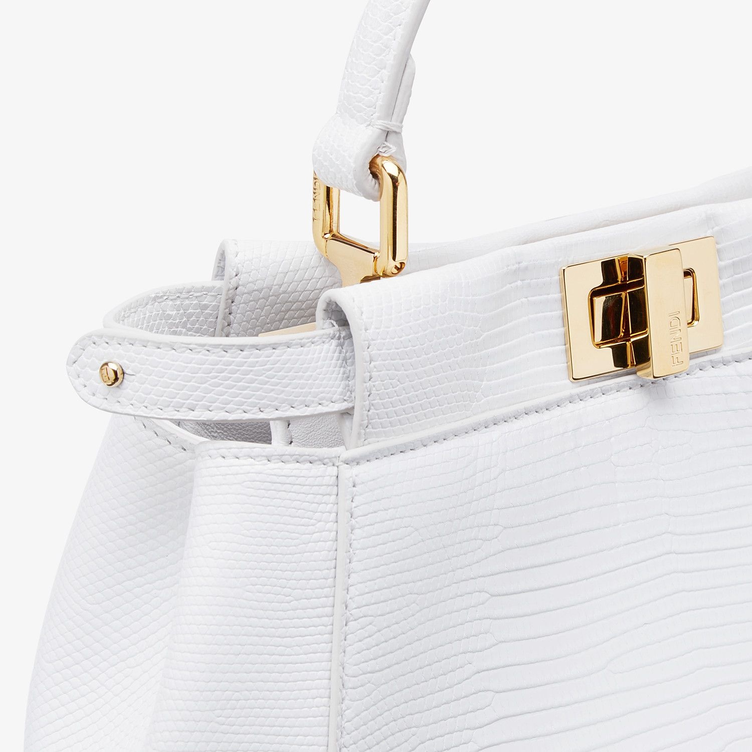 White lizard skin bag - 6