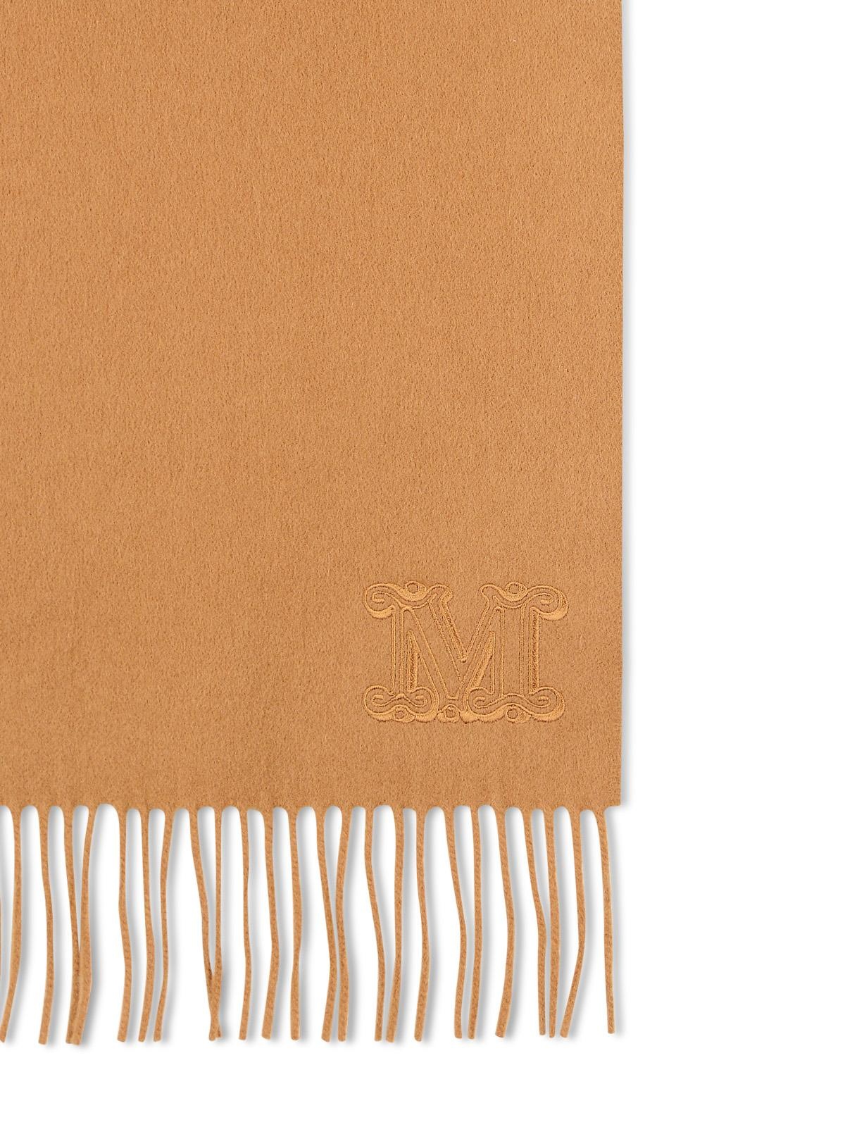 Max Mara 'Wsdalia' Brown Cashmere Scarf Woman - 3