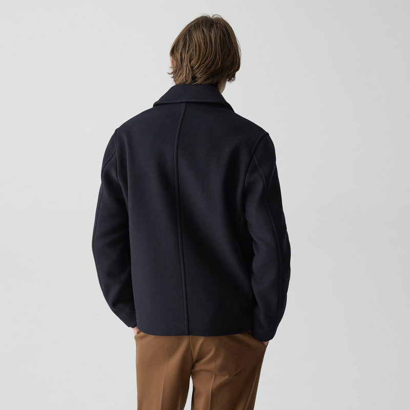 Peacoat in Plush Melton 4