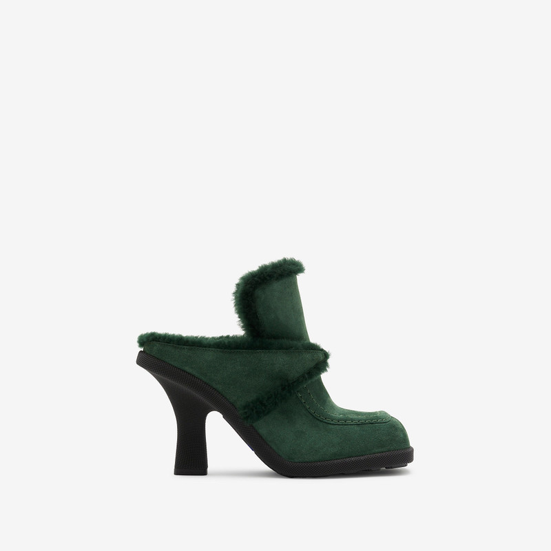 Suede and Shearling Highland Mules 1