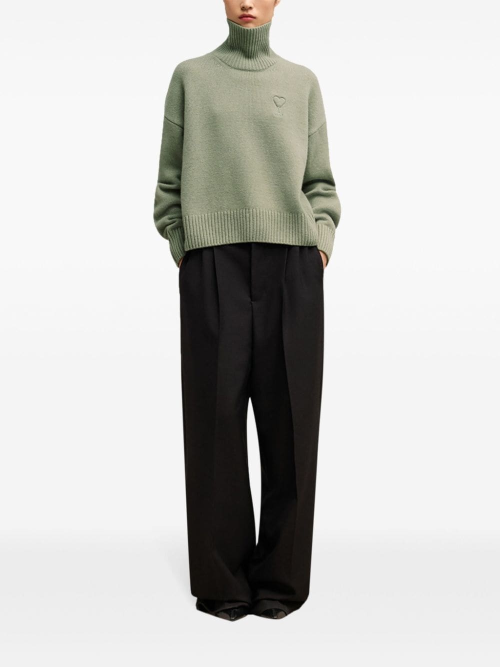 Ami de Coeur wool-cashmere blend sweater - 2