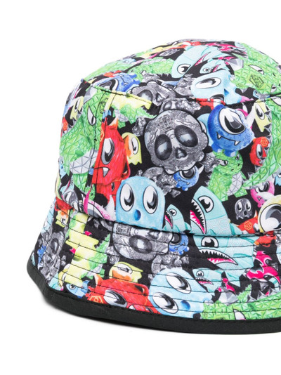 PHILIPP PLEIN Monsters-print bucket hat outlook