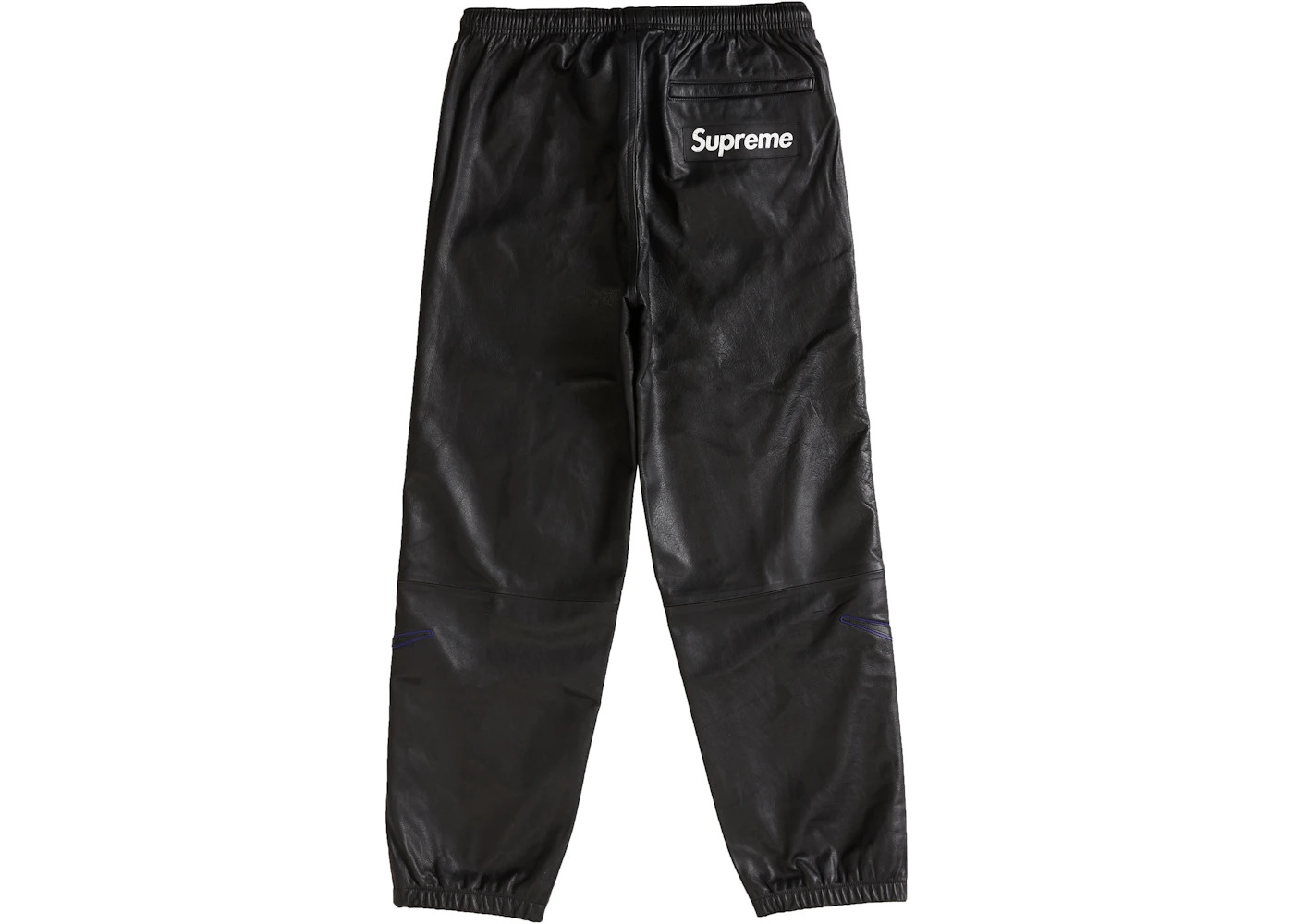 Supreme Nike Leather Warm Up Pant Black - 2