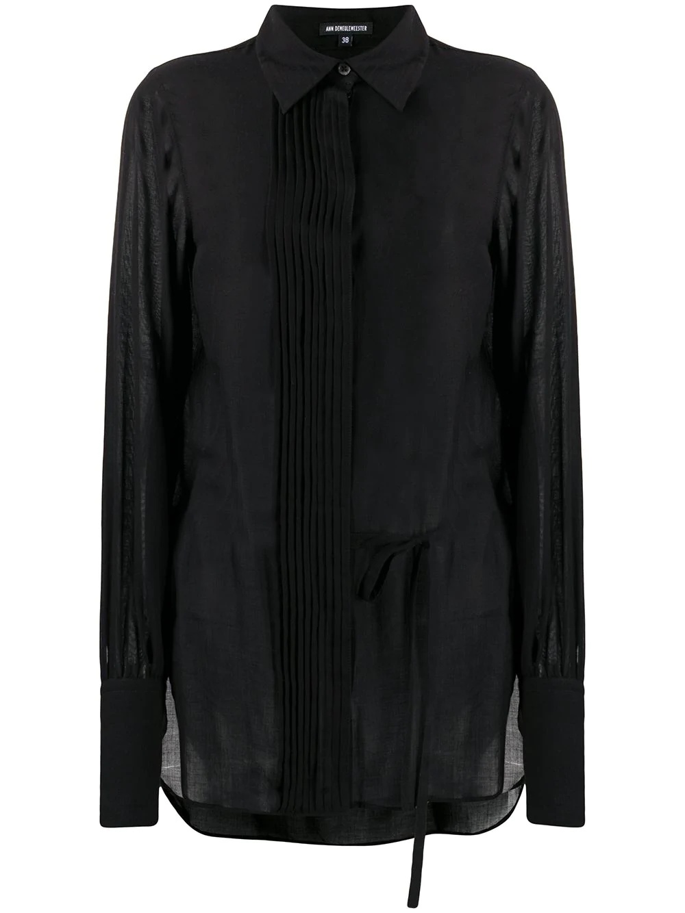 pleated detait shirt - 1