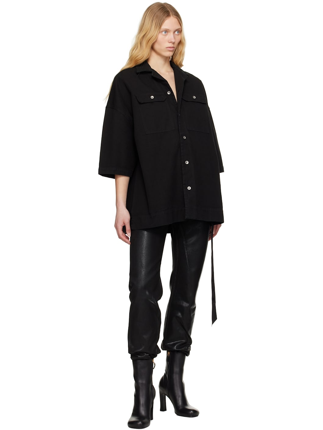 Black Hollywood Magnum Tommy Shirt - 4
