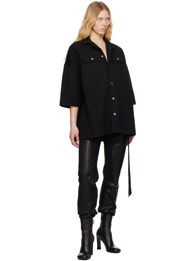 Rick Owens DRKSHDW Black Hollywood Magnum Tommy Shirt outlook