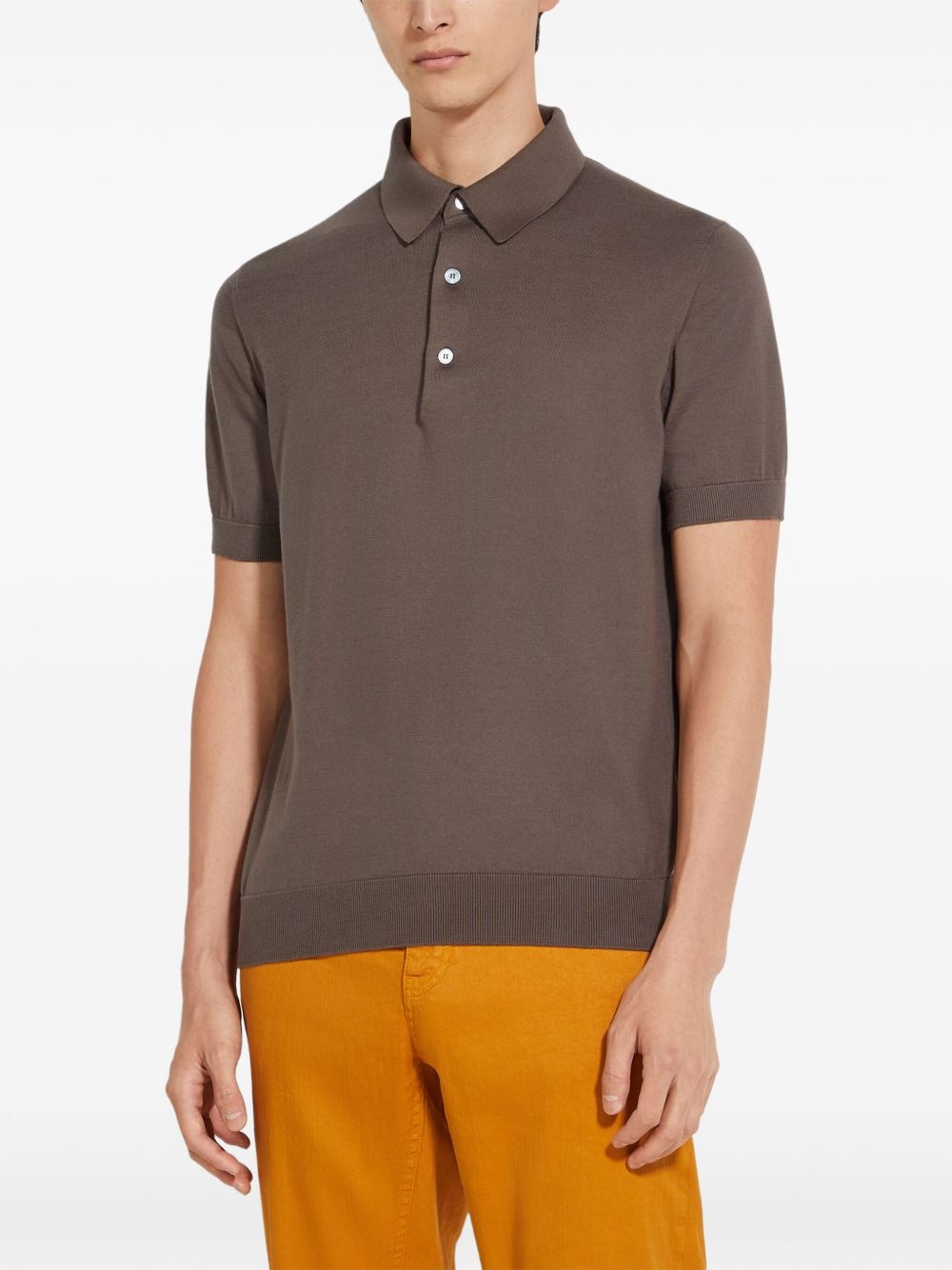 cotton polo shirt - 2
