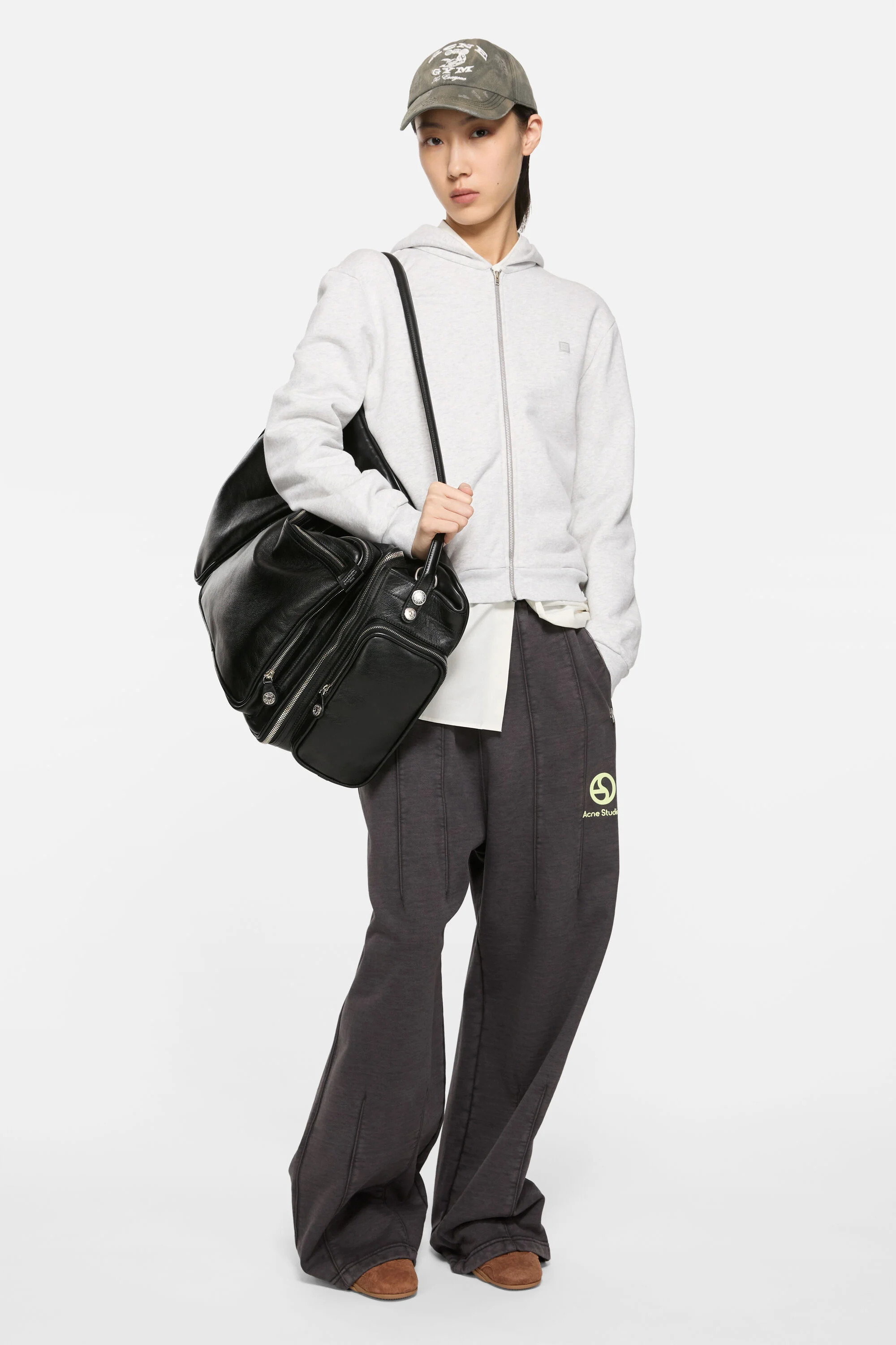 Logo sweatpants - Faded black - 2