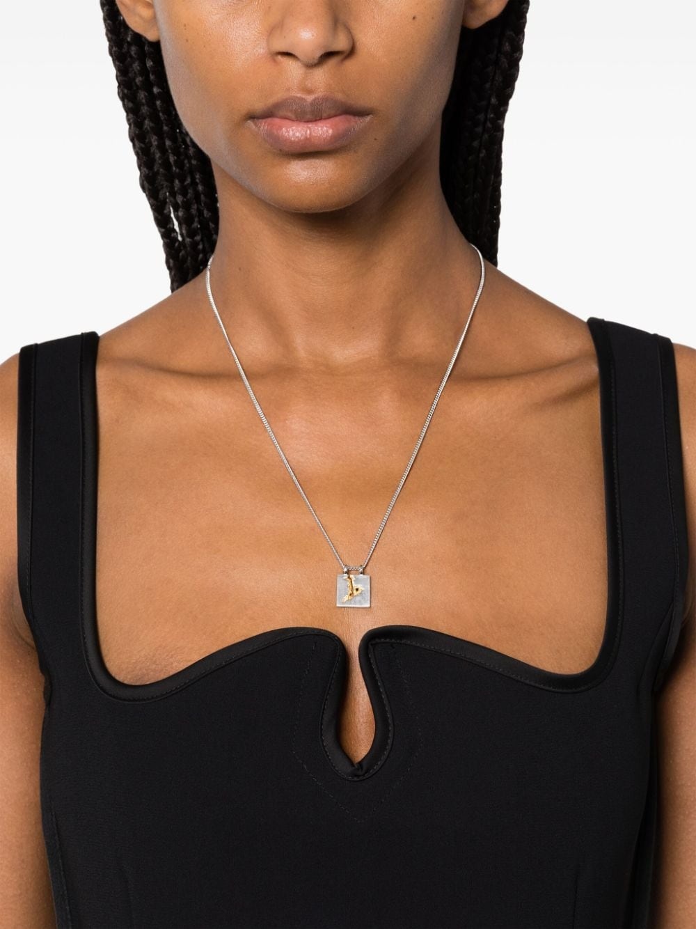 Mined Pendant Black Diamond necklace - 2