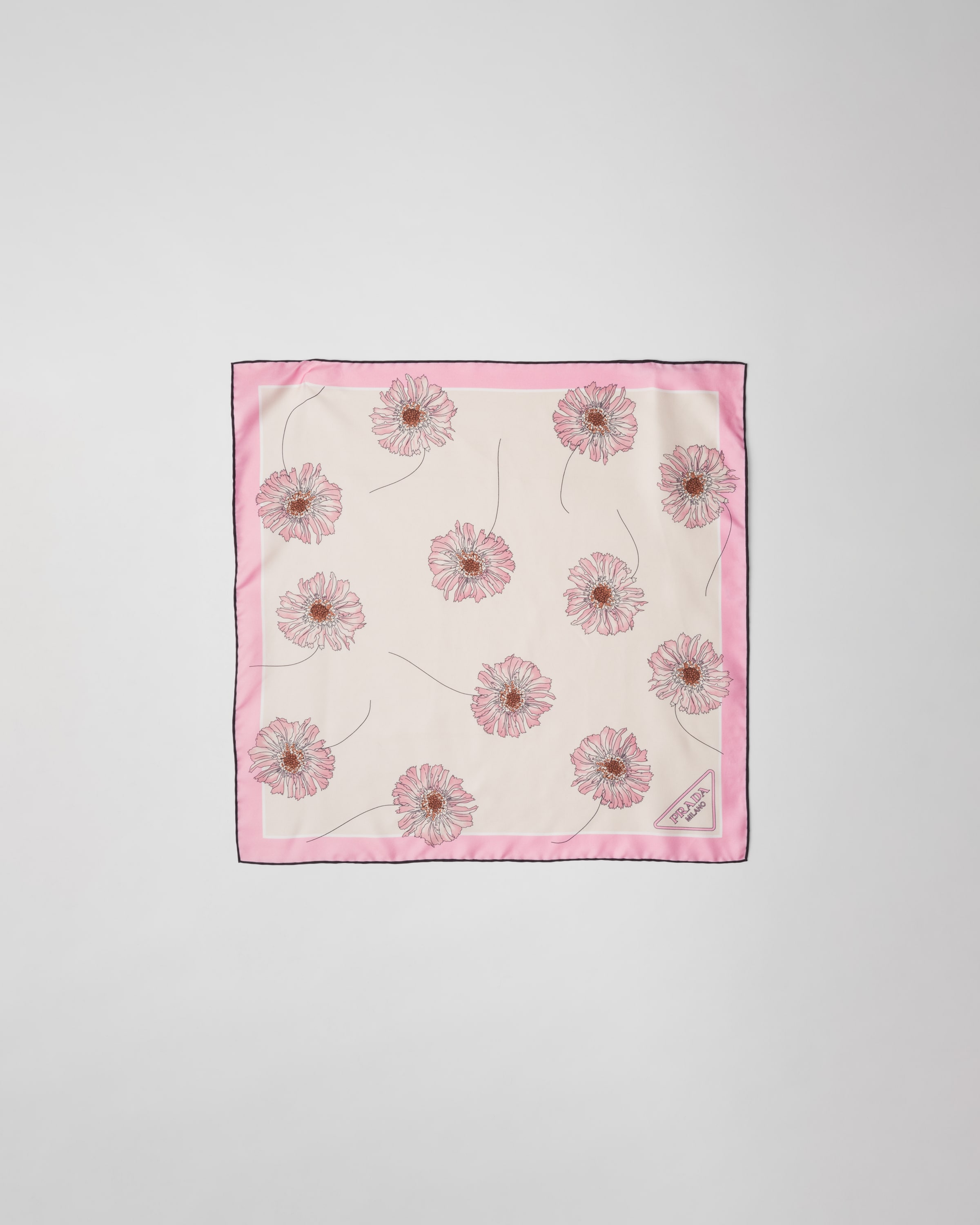 Printed twill scarf - 3