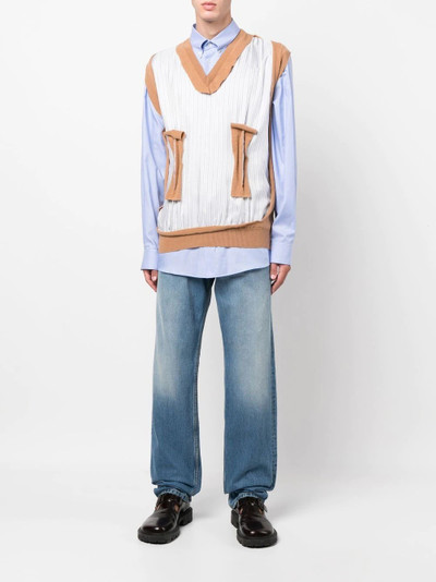 Maison Margiela sweatshirt layered shirt outlook