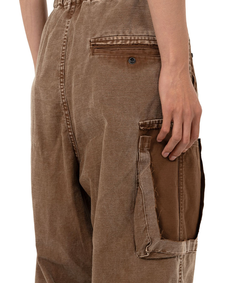Cotton Satin Cargo Pants 16
