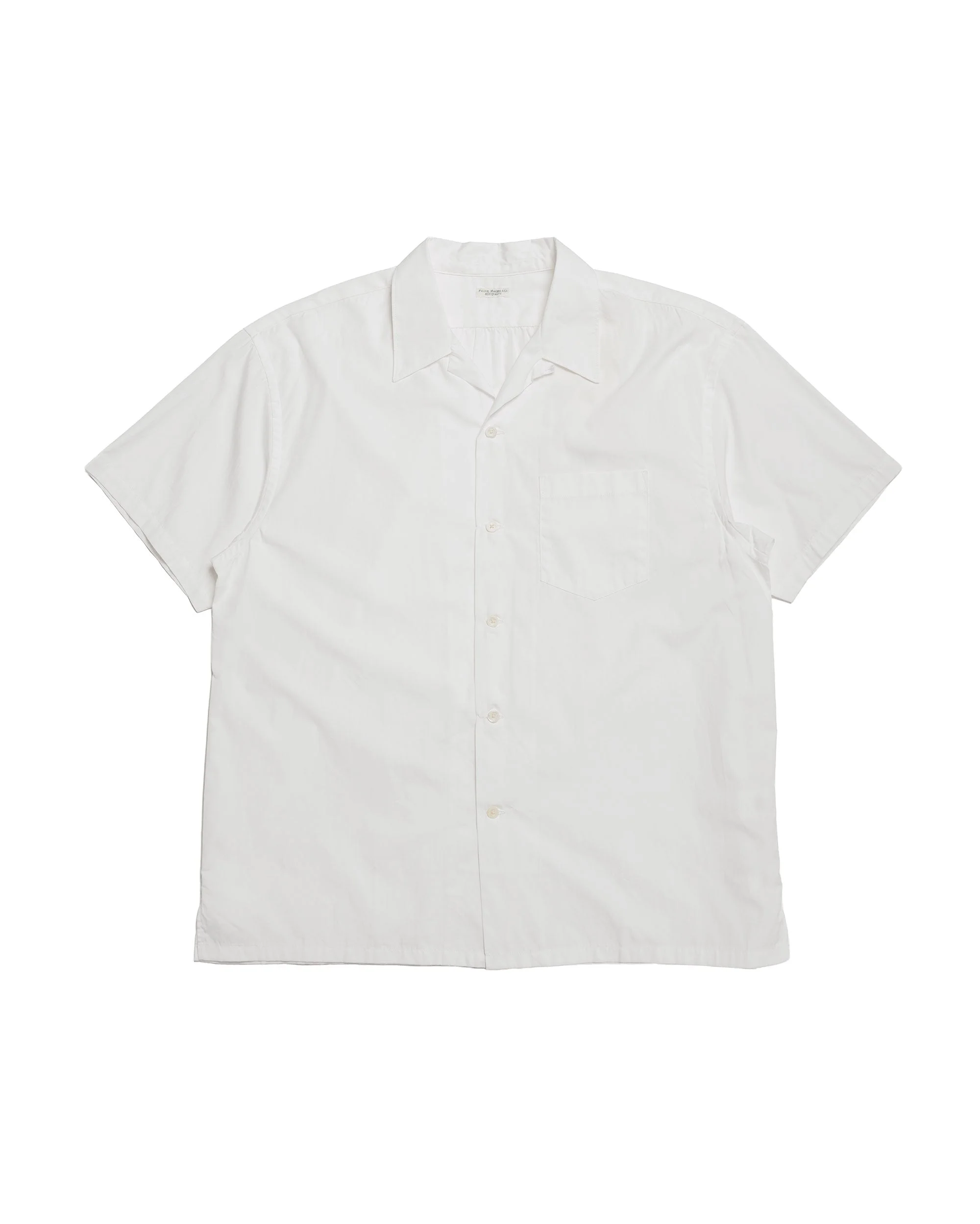 Back Gathering SS Shirt Off White - 1