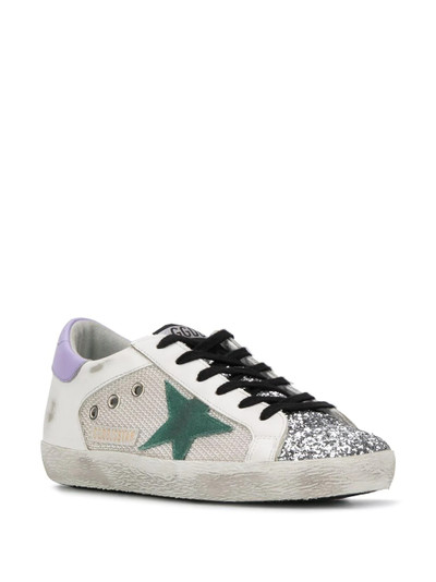 Golden Goose Superstar low-top glitter trainers outlook