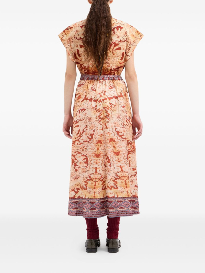 silk pleated skirt 3