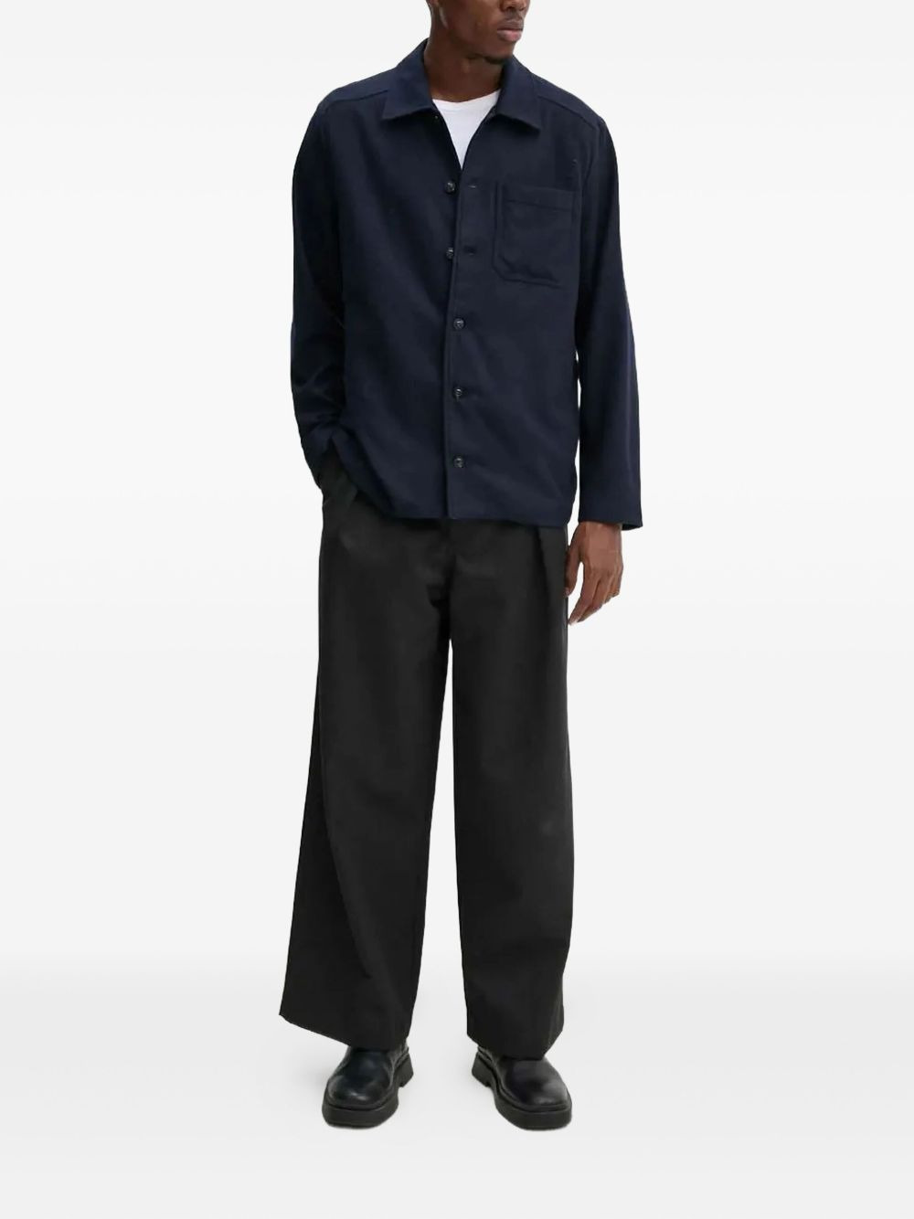 pocket button-down shirt - 2