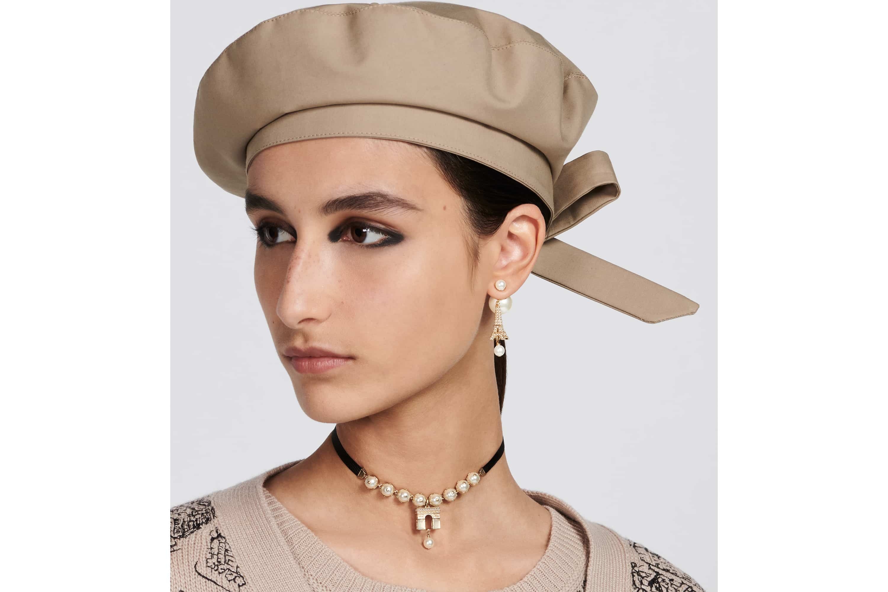 Dior Arty Dior Oblique Beret with Bow - 2