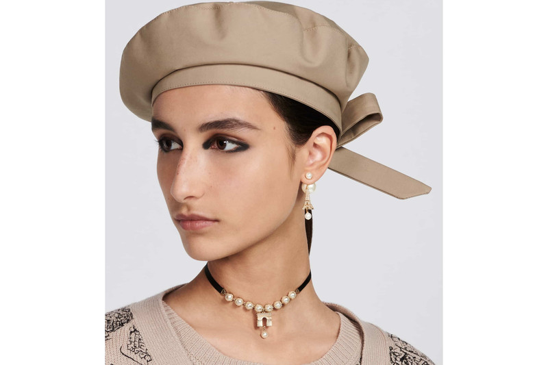 Dior Dior Arty Dior Oblique Beret with Bow outlook