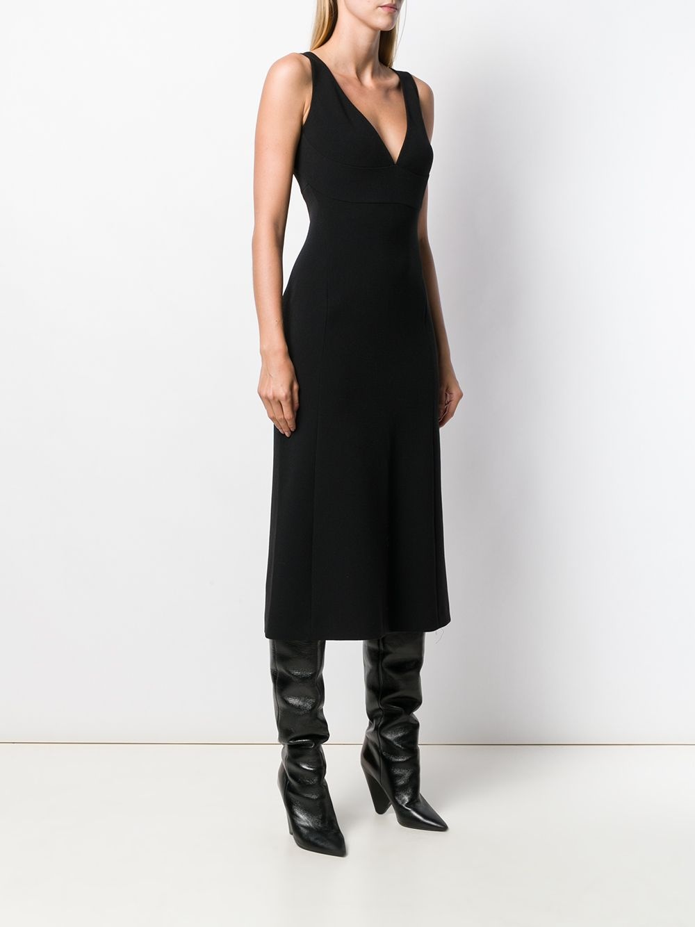 sleeveless midi dress - 3