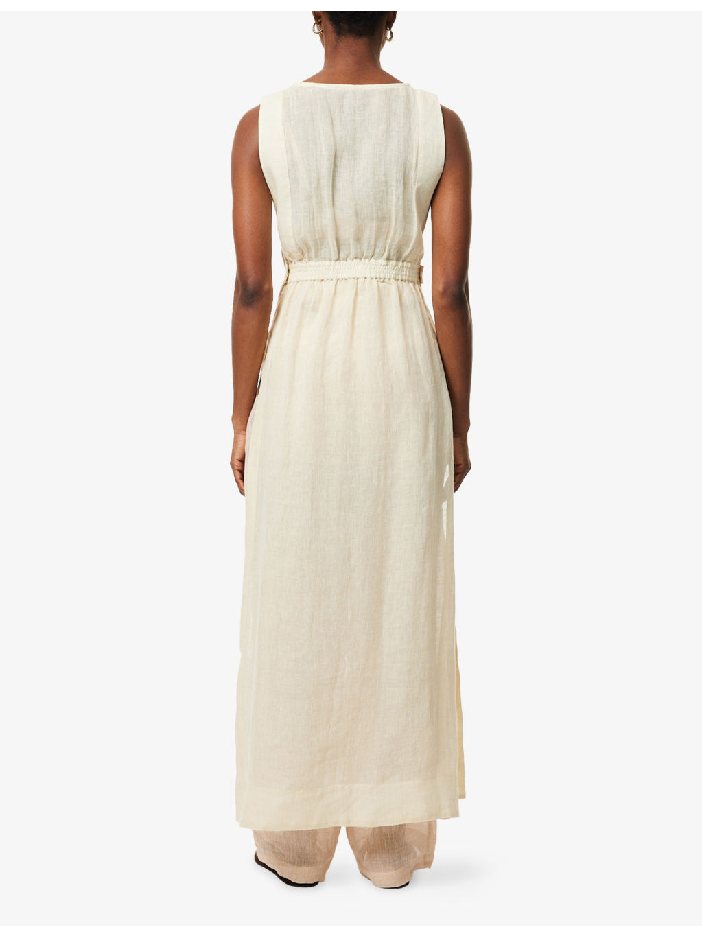 Antalya Semi-Sheer Maxi Cover-Up Dress - 4