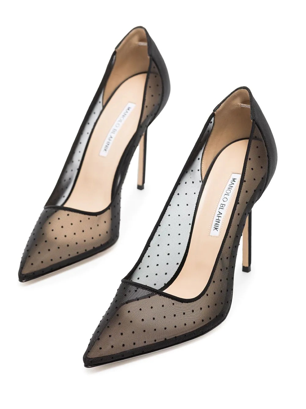 BBLA 105mm polka dot pumps - 2