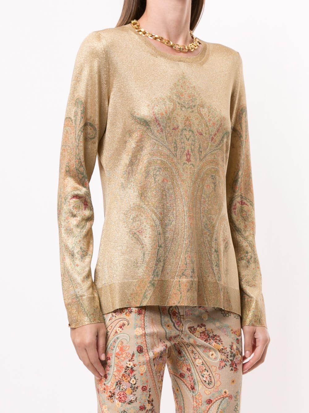 paisley-print jumper - 3