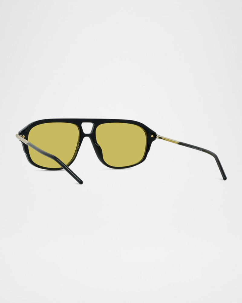 Givenchy Men's GV40113IM Acetate Square Sunglasses outlook
